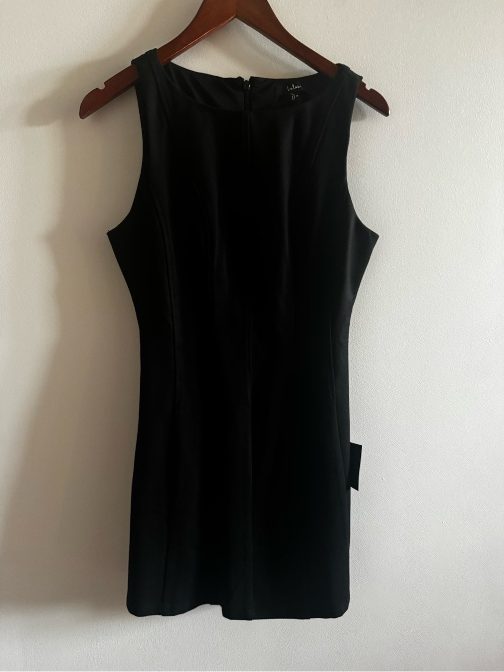 Lulu's Lavonne Black Sleeveless Boat Neck Mini Dress - Picture 5 of 6